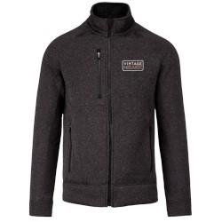 Veste polaire tricotée Chinée Homme VM