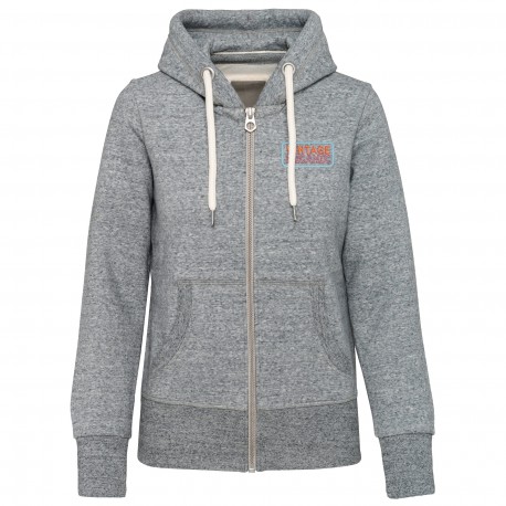 Sweat Vintage zippé Femme Vintage Mecanic