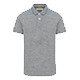 Polo Slub Grey Heather